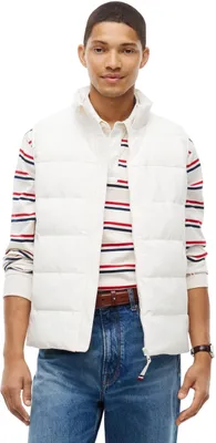 Produktbild von Tommy Hilfiger Herren Markenweste MW0MW45275 Weste Elfenbein Seide M