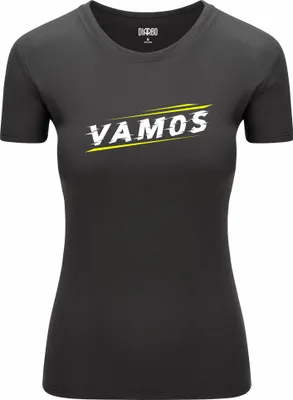 Produktbild von Diarbo Damen T-Shirt mit Sport Druck Vamos! Dunkelgrau Gr.L
