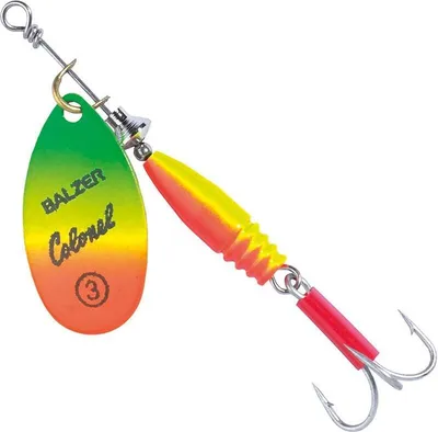 Obrázok produktu pre Balzer Colonel Metallica Spinner Fluo Red-Yellow-Green 3 g