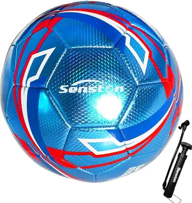 Obrázok produktu pre Futbalový lopta Senston veľkosť 5 s pumpou na loptu - tréning a súťaž,Polyuretánsoft skin, butylový mechúr