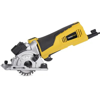 Produktbild von Powerplus Tauchkreissäge Handkreissäge Mini Hand-Kreissäge inkl. 3 Sägeblättern