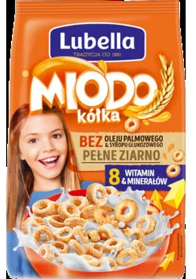 Obrázok produktu pre Lubella Mlekołaki raňajkové cereálie s medom, 500 g
