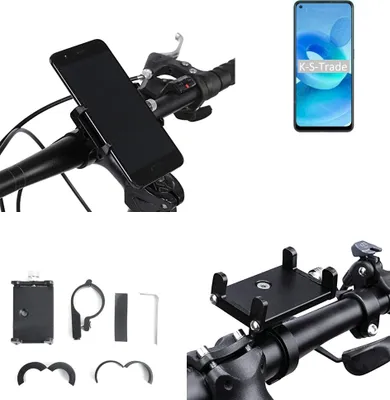 Produktbild von K-S-Trade Handyhalterung für das Fahrrad kompatibel mit Oppo A95 5G Halter Lenkstange Fahrradhalterung Motorrad Bike Mount Befestigung Smartphone