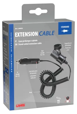Zdjęcie produktu dla Złącze zasilania z przedłużaczem, 12/24 V