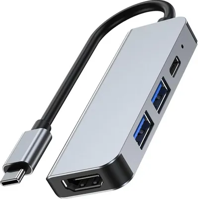 Image de Tech-Protect V2-Hub Adapter 4In1 Gris