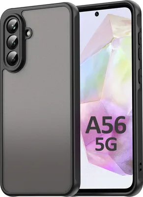 Produktbild von Handyhülle für Samsung Galaxy A56 Matt Stoßfest Schutzhülle Back cover in Schwarz