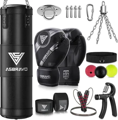 Productafbeelding van Boxsets voor volwassenen, 120 cm, inclusief 12oz bokshandschoenen