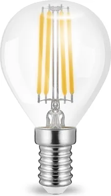 Produktbild von 5 x 4w E14 LED Birne Filament Leuchtmittel mit klarem Glas G45|Ø45x78mm|Neutralweiß|470 Lumen