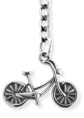 Productafbeelding van Omgoods - Sleutelhanger Fietsontwerp van 925 Zilver