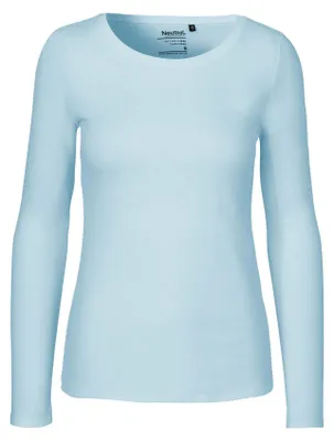 Produktbild von Neutral - T-Shirt für Damen Langärmlig LT2916 (S) (Hellblau)