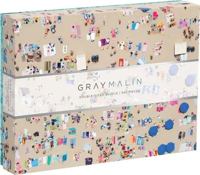 Produktbild von Gray Malin Beach 500 Piece Double-Sided Puzzle
