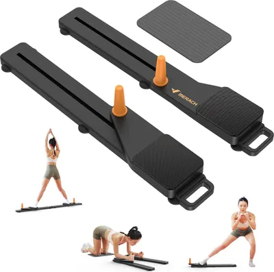 Image de Planche d’exercice multifonction pliable MERACH, renforcement abdominal à domicile, tonification, gainage, musculation, 120KG MAX