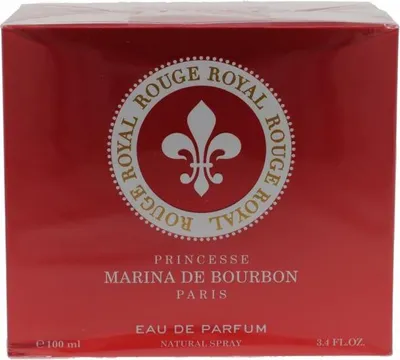 Produktbild von Princesse Marina de Bourbon Rouge Royal 100ml, Frauen, 100 ml, Nicht nachfüllbare Flasche, Schwarze Johannisbeere, Blackcurrant, Strawberry, Jasmin, Maiglöckchen, Canangabaum