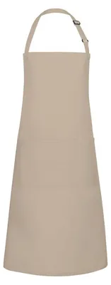 Produktbild von Karlowsky - Latzschürze "Basic" FK1881 (Einheitsgröße) (Sand)