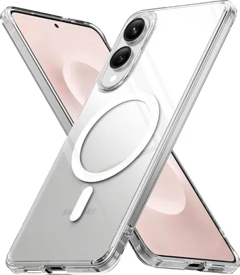 Immagine prodotto di Cover protettiva per Samsung Galaxy S25 Edge compatibile con la custodia in silicone trasparente MagSafe