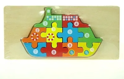 Productafbeelding van Houten puzzel - Boot - ADAR