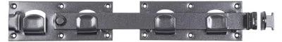 Produktbild von Alberts DURAVIS® Doppeltorüberwurf | schwarzdiamant duplexbeschichtet | Größe 423 x 70 mm