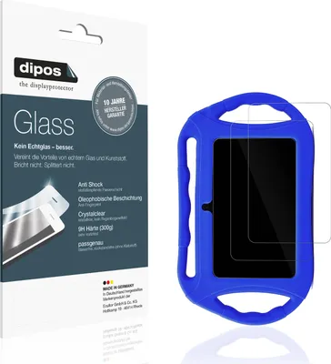 Produktbild von 2x Schutzfolie für Bisaikasow 7 Zoll für Kinder - Anti-Shock 9H Folie dipos Glass Kunststoffglas