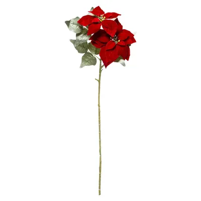 Produktbild von Weihnachtsstern, künstliche Dekoblume, 75 cm
