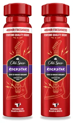Obrázek produktu pro 2 x Deodorant ve spreji Old Spice Rockstar, 150 ml - výhodná balení - 2 kusy