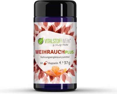 Produktbild von Vitalstoffwerk Weihrauch Plus, 60 Kapseln
