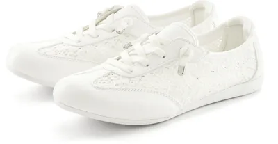 Produktbild von LASCANA Sneaker Freizeitschuh, Halbschuh, Slip-On-Sneaker, weiß Größe 43
