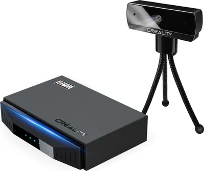 Produktbild von Creality 3D-Drucker Kamera Monitor Smart Kit WiFi Box HD 1080P Echtzeit-Fernbedienung Zeitraffer-Fotografie fue r 3D-Druck Cloud Slice Cloud Print mit APP 8G TF-Karte Kompatibel mit den meisten Creality 3D-Druckern CR-10 Ender-3 Ender-6