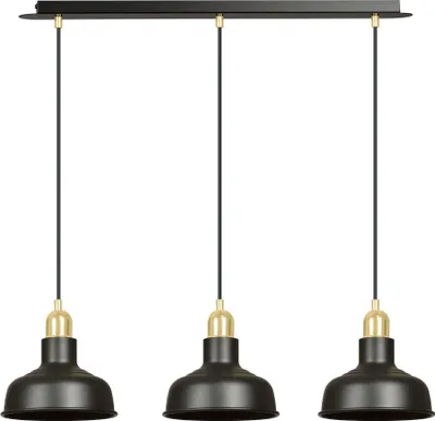 Obrázek produktu pro Lustr Emibig 3xE27 60W IBOR 3 BLACK 1042/3