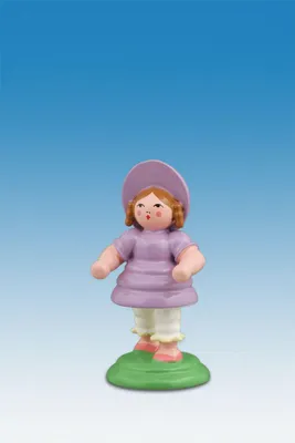 Produktbild von Holzfiguren Biedermeiertanzpaar lila Höhe 7cm NEU