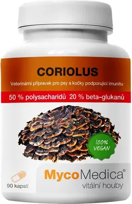 Obrázek produktu pro Mycomedica Coriolus 50 % 90 kapslí