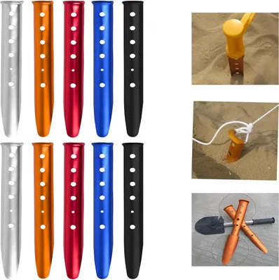 Immagine prodotto di Picchetti per tenda in alluminio - Picchetti per tenda leggeri - 10 pezzi - 31 cm