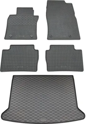 Produktbild von Rigum Gummi Fußmatten + Kofferraumwanne im Set für Mazda CX-30 / MX-30