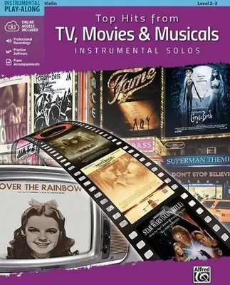 Obrázek produktu pro Top Hits from TV, Movies & Musicals Instrumental Solos