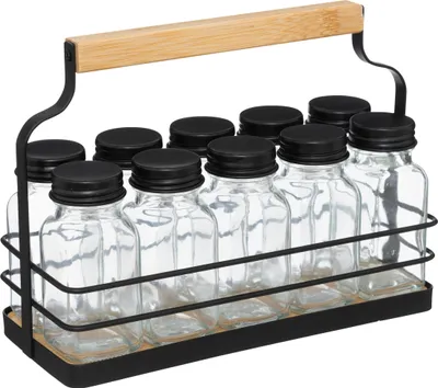 Immagine prodotto di Scaffale per spezie con 15 barattoli - 5 five simply smart