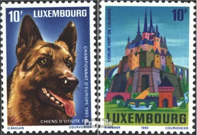 Produktbild von Briefmarken Luxemburg 1983 Mi 1084,1085 (kompl.Ausg.) postfrisch Sondermarken