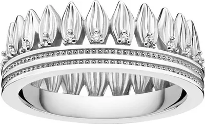 Thomas Sabo TR2282-051-14 Damen-Ring Krone Blätter Silber 1