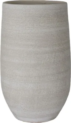 Produktbild von Bodenvase TOKIO 70cm - leicht konisch, creme grau, Keramik, Ø 30cm CreaFlor Home