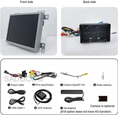 Obrázek produktu pro Autorádio – 2DIN – Android 13 – GPS navigace – 4G LTE – Multimediální systém