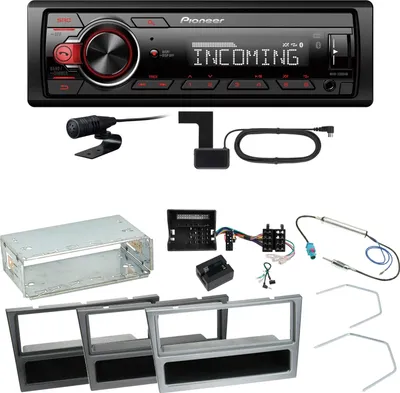 Produktbild von Pioneer MVH-330DAB Bluetooth DAB Einbauset für Opel Vectra C Meriva Vivaro Combo