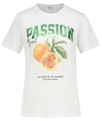 Produktbild von Sublevel Kurzarmshirt Rundhalsausschnitt Fruchtprint Stilvoll Größe: XL