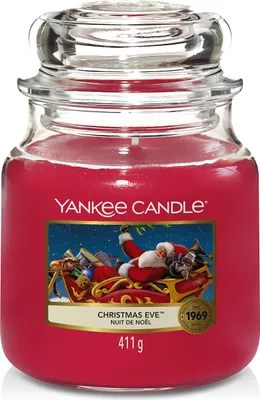 Produktbild von YANKEE CANDLE_Med Jar średnia świeczka zapachowa Christmas Eve 411g