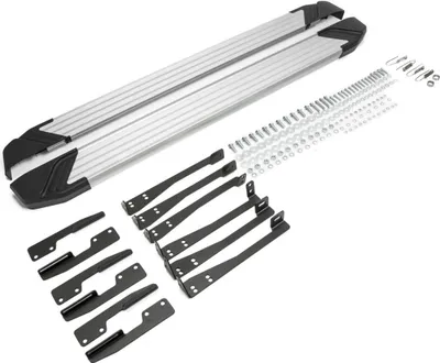 Produktbild von J&J AUTOMOTIVE | Basic Rival Trittbretter, Seitenschweller, Einstiegsleisten mit ABE Passend Für Subaru XV 2011-20160