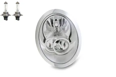 Produktbild von Scheinwerfer passend für BMW Mini R50 R52 R53 04- 06 Rechts Leuchtmittel 63126961346 63126930324 63126930326 63126961348 63127198730 69 Johns