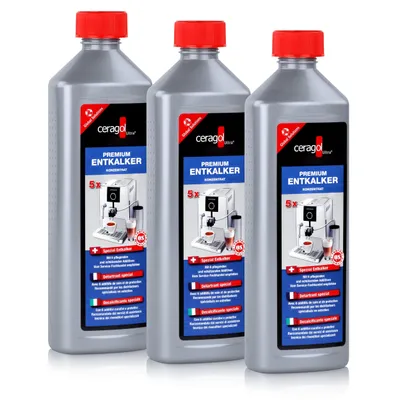 Produktbild von 3x Ceragol Ultra Premium Entkalker 500 ml für Kaffeevollautomaten