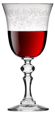 Produktbild von KROSNO Krista Deco Rotweingläser Klar, 6er-Set, 250 ml