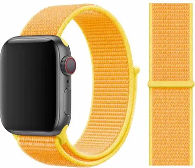 Produktbild von Original Apple Sport Loop Armband 42/44/45mm MV9K2ZM/A Canary Yellow