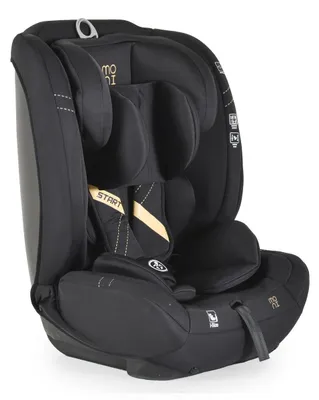 Obrázok produktu pre Detská sedačka Moni i-Size Start (76-150 cm) s nastaviteľnou opierkou hlavy, plyšová hračka čierna