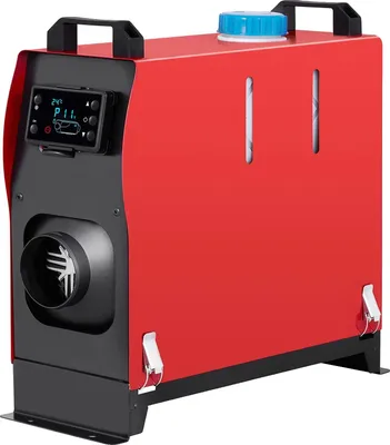 Zdjęcie produktu dla Nagrzewnica powietrza z silnikiem wysokoprężnym, moc 5 kW, kompatybilność z 12 V, zużycie paliwa 0,18-0,48 l/h, temperatura robocza -40 ℃ do +50 ℃, sterowanie LCD z pilotem zdalnego sterowania