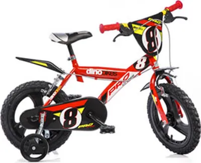 Immagine prodotto di Dino bikes rosso - Bicicletta per bambini da 14 pollici