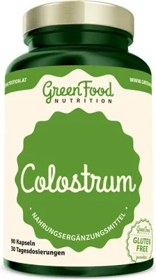 Produktbild von GreenFood Nutrition Colostrum 90 Kapseln